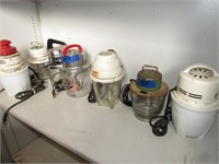 HUGE LOT OF COLLECTIBLE MIXERS BEATER JARS