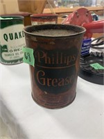 Phillips Grease Can- Metal