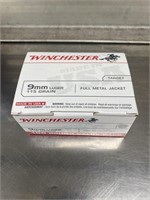 Winchester 9mm 100rds 115gr FMJ