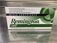 Remington UMC .223 62gr 20qty Rifle Cartridges