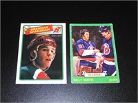 2 OPC Rookie Cards Shanahan & Billy Smith