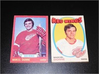 2 OPC Hockey Cards Marcel Dionne RC