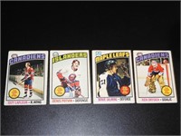 1976 77 OPC Hockey Cards Stars X4