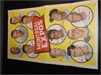 1969 Topps Montreal Expos Poster 1st Year