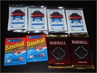 Lot of 7 Sealed Baseball Packs