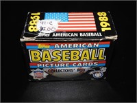 1988 Topps Baseball Picture Cards Collector Box