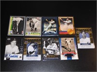 9 NY Yankees Joe DiMaggio Baseball Cards