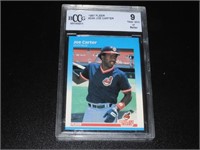 1987 Fleer Joe Carter #249 Baseball Card BCCG 9 Mt