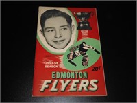 1953 Edmonton Flyers Program Glen Hall