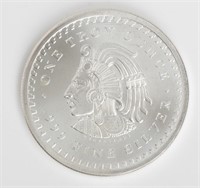 Coin One Troy Ounce Of .999 Fine Silver Round