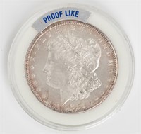 Coin 1881-S Morgan Silver Dollar In Case