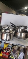 Misc pots, pans  roaster