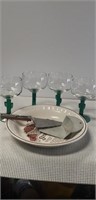 Pie plate & lifters fm4 cactus cocktail glasses