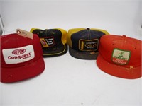 Vintage Snapback Trucker Hat - Lot (4) Farm Seed P