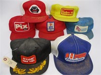 Vintage Snapback Trucker Hat - Lot (7) Patch
