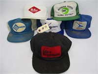 Vintage Snapback Trucker Hat - Lot (6) Patch