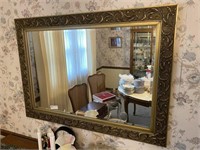 Framed Beveled Mirror