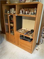 Entertainment Center and Bookcase