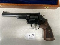 Smith & Wesson .44 Magnum Revolver w/ Wood Case