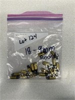 AMMO- 18- 9mm Rounds