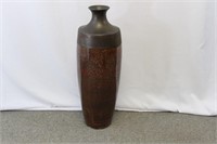 37" Tall bottle vase