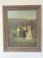 Antique Framed Christian Painting