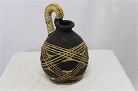 Large decorative clay jug