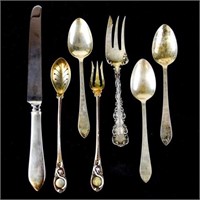 Grouping of Sterling Flatware