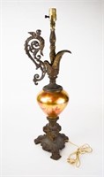Figural Ewer Lamp