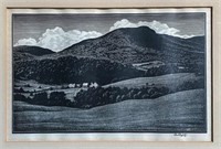 Wood Engraving - Asa Cheffetz - "Vermont" - 1941