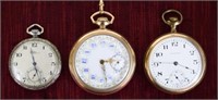 Grouping of Waltham Railroad Pocket Watches