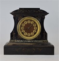 Late 19th Century Ebonized Mantle Clock