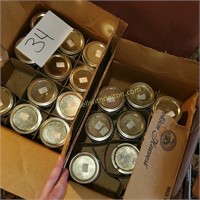 Lot of Mason jars 8 ounce