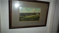 lot of small framed post cards