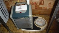 Portable heater and scale