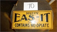 Metal Ease It sign Contains no Opiates