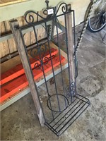 Wood and Metal wall hanger