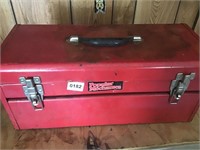 Popular Mechanics tool box with tools