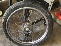 Kenda motorcycle tire and rim 3.00 S 21