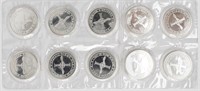 Coin 10 - 1 Ounce Silver Rounds - Scottsdale Mint