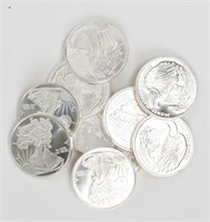 Coin 10 Money Metals 1/2 Oz 999 Fine Silver Rounds