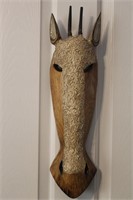 Wooden Carved Horse Head