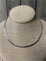 Two Sided necklace Marked 925 & 14k