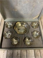 7 Pieces Vintage Sterling Silver Dishes weighs 5