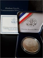 2009 Abraham Lincoln Silver Dollar Coin