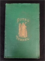 1872 Sutro Tunnel book w lecture advertisement