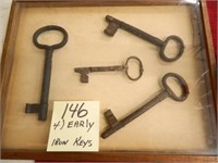 4 Early Iron Keys