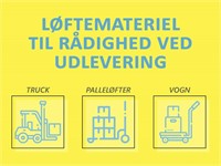 Information om udlevering/løftemateriel