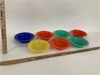 (7) Multi Colored Bowls