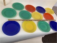 (12) Multi Colored Plates